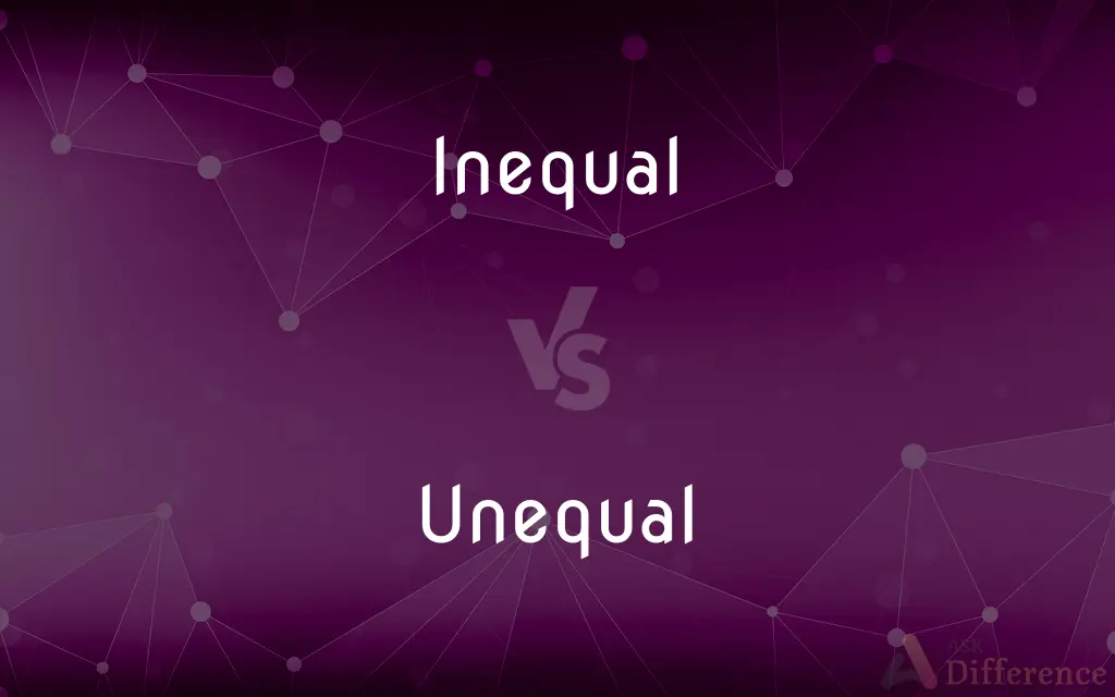 Inequal vs. Unequal — Which is Correct Spelling?