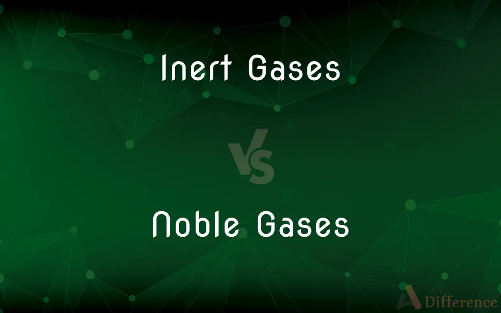 Inert Gases vs. Noble Gases — What's the Difference?