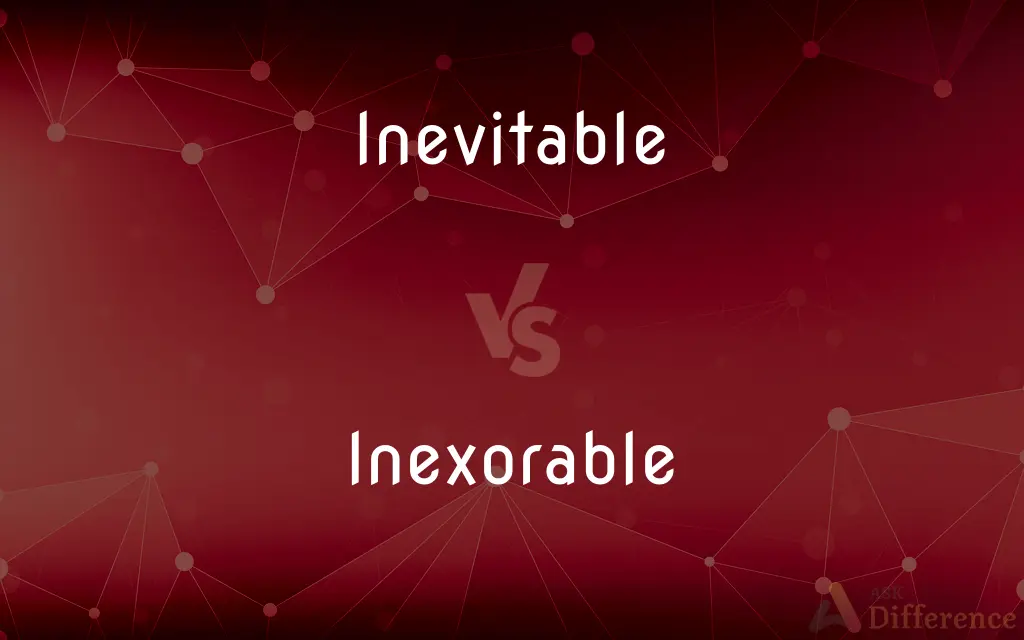 Inevitable vs. Inexorable — What's the Difference?