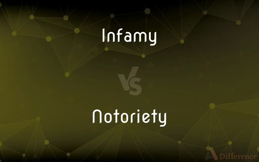 Infamy vs. Notoriety — What's the Difference?