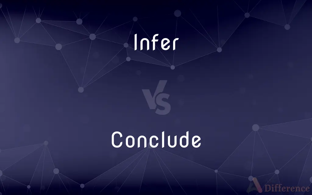 Infer vs. Conclude — What's the Difference?