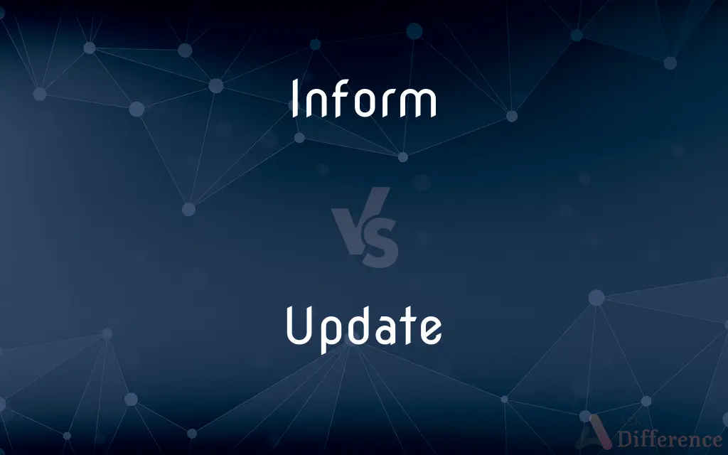 Inform vs. Update — What's the Difference?