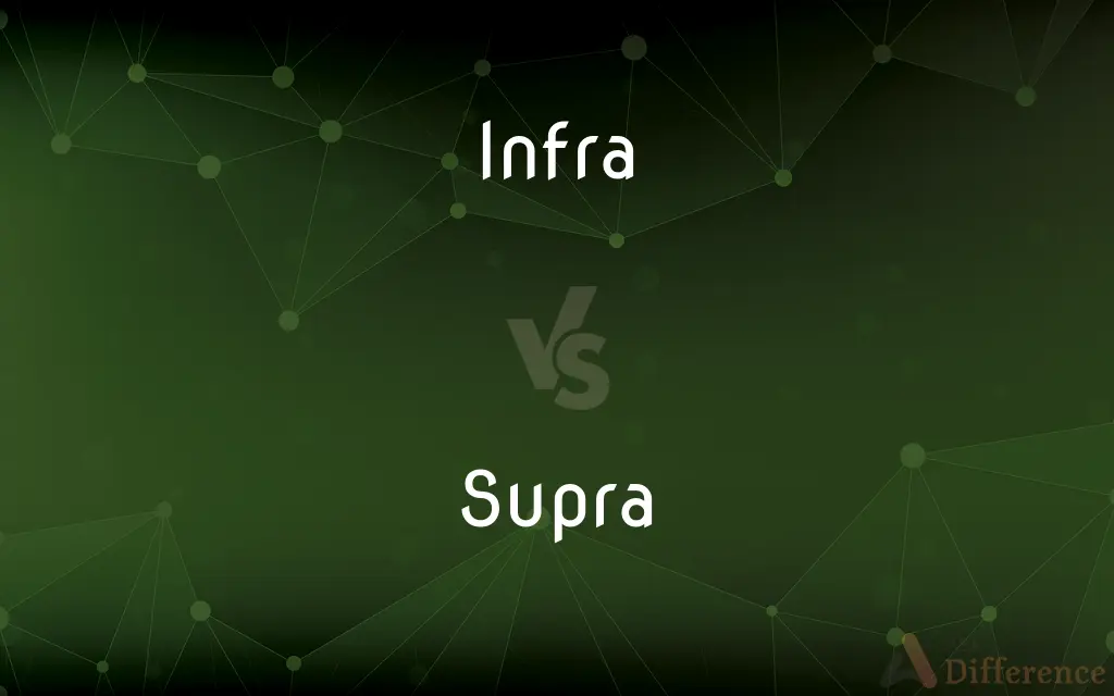 Infra vs. Supra — What's the Difference?