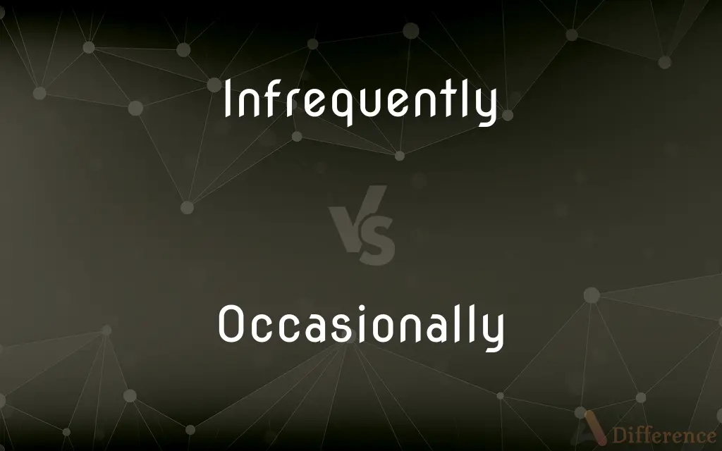 Infrequently vs. Occasionally — What's the Difference?
