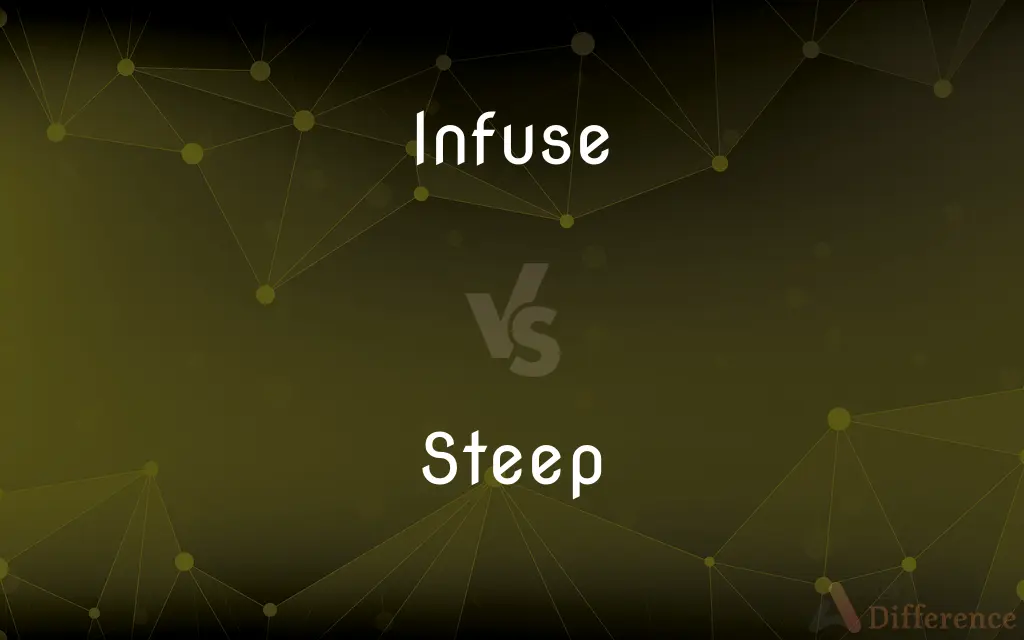 Infuse vs. Steep — What's the Difference?