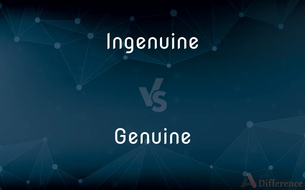 Ingenuine vs. Genuine — What's the Difference?