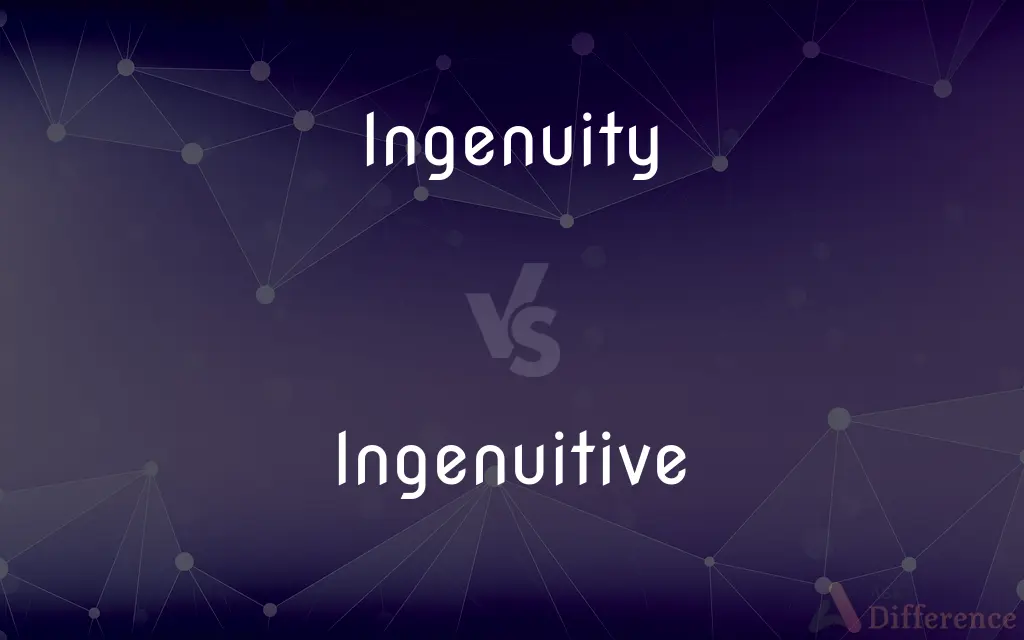 Ingenuity vs. Ingenuitive — What's the Difference?
