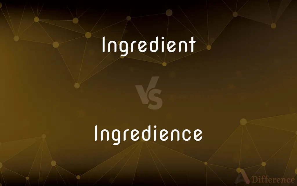 Ingredient vs. Ingredience — Which is Correct Spelling?