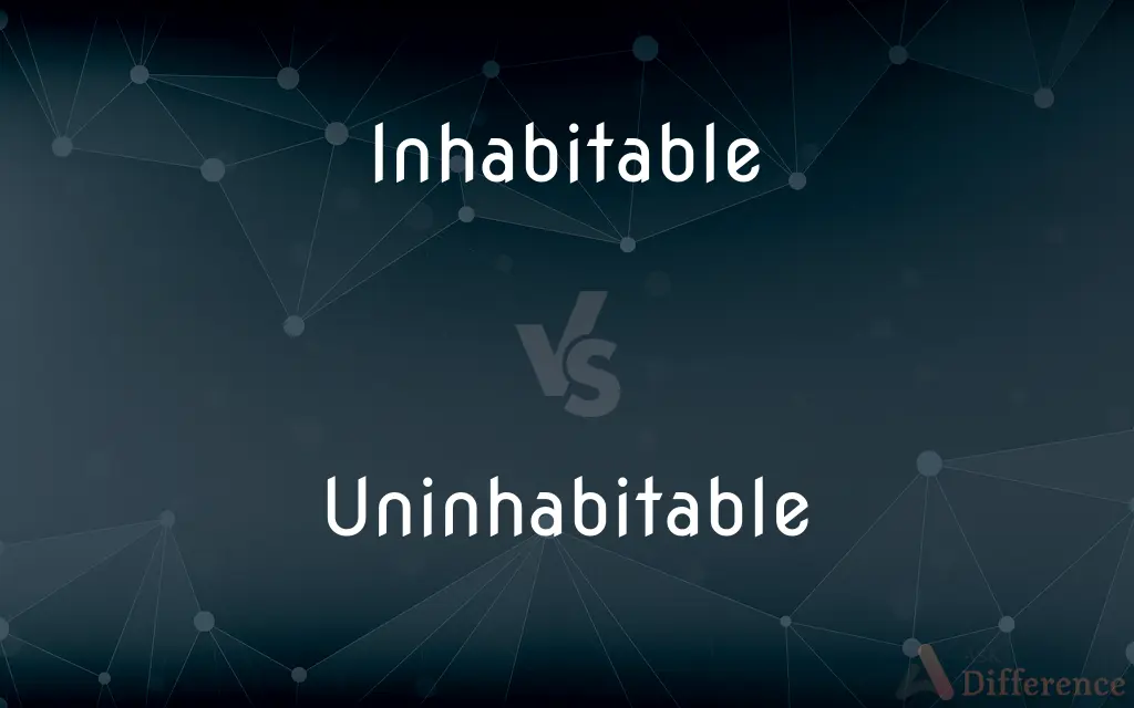 Inhabitable vs. Uninhabitable — What's the Difference?
