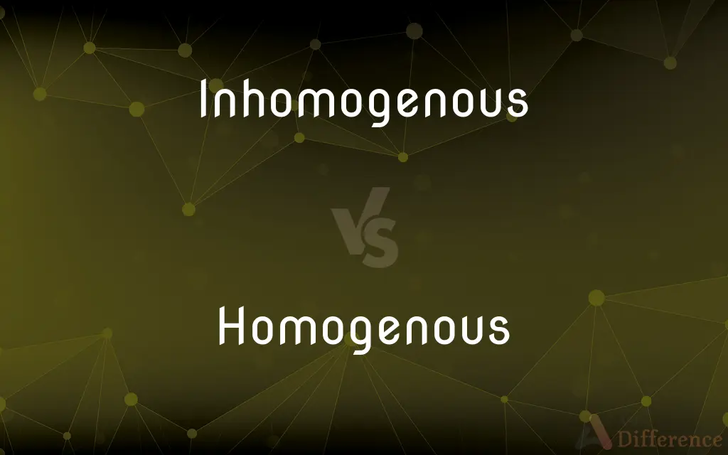 Inhomogenous vs. Homogenous — What's the Difference?
