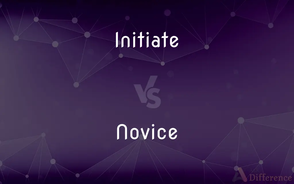 Initiate vs. Novice — What's the Difference?