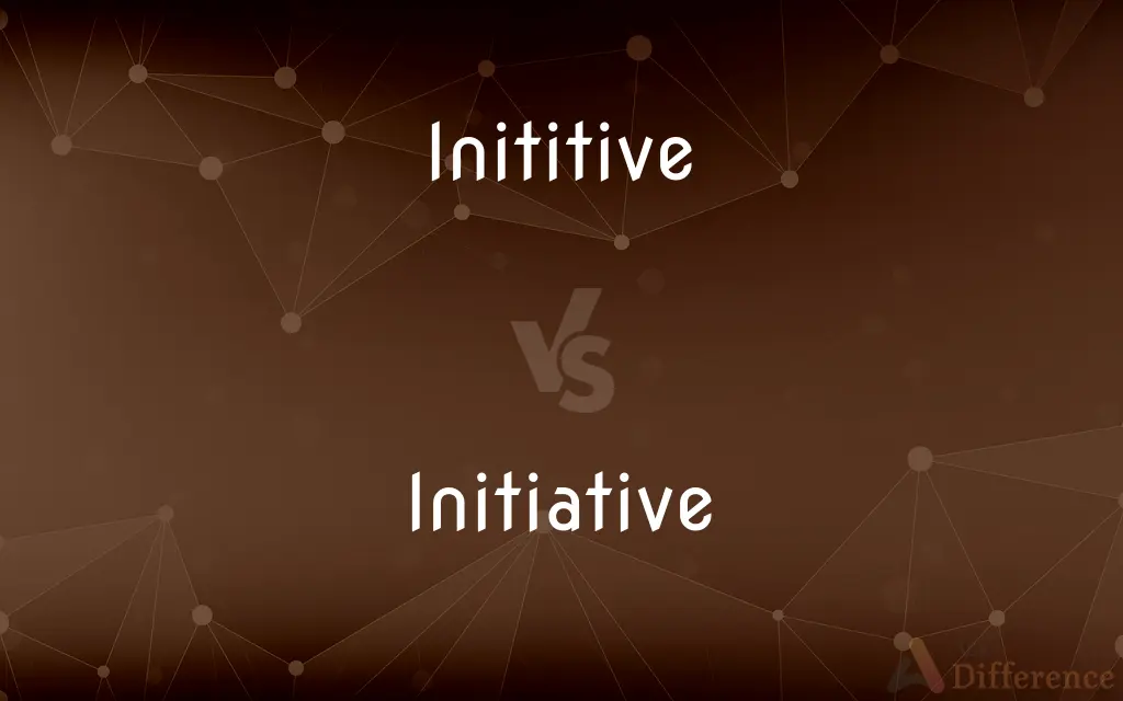 Inititive vs. Initiative — Which is Correct Spelling?
