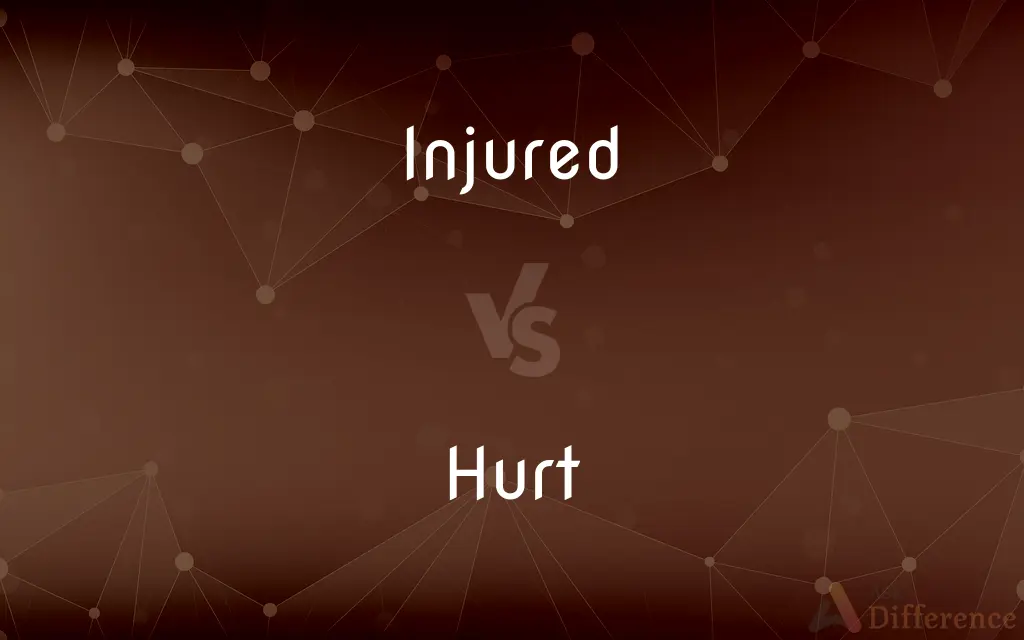 Injured vs. Hurt — What's the Difference?