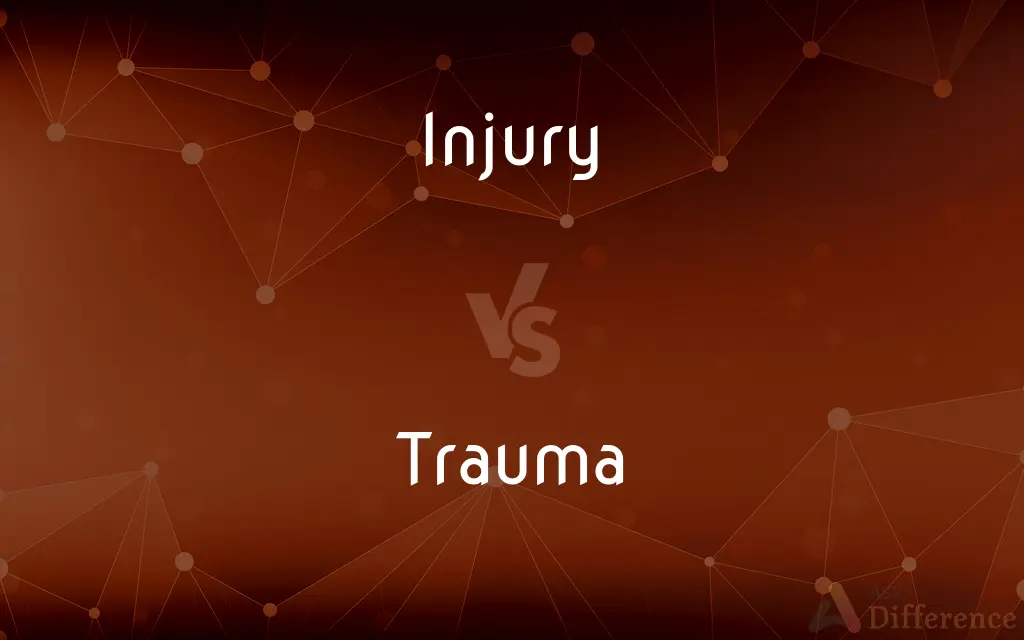 Injury vs. Trauma — What's the Difference?