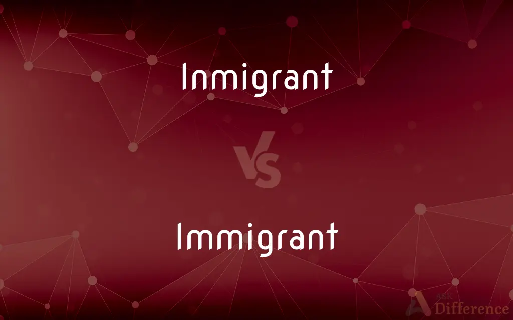 Inmigrant vs. Immigrant — What's the Difference?