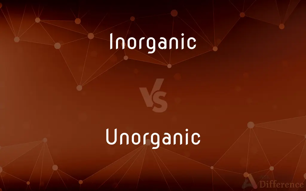 Inorganic vs. Unorganic — Which is Correct Spelling?