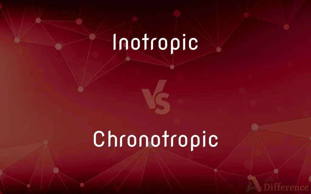 Inotropic vs. Chronotropic — What's the Difference?