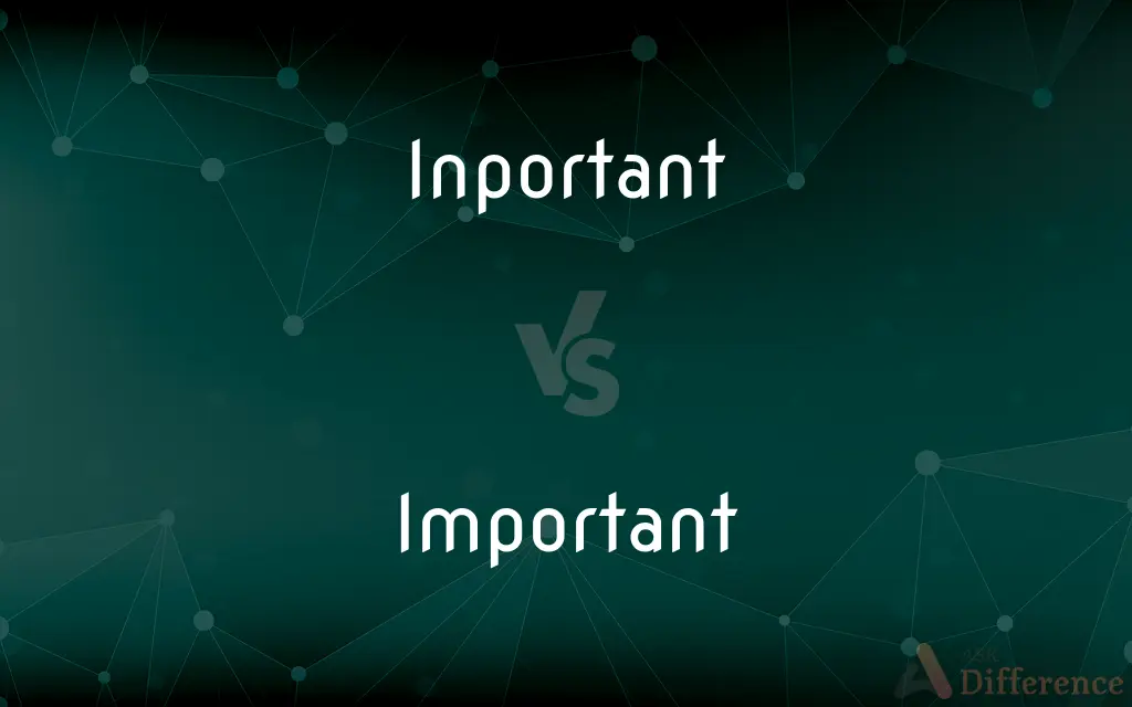 Inportant vs. Important — Which is Correct Spelling?