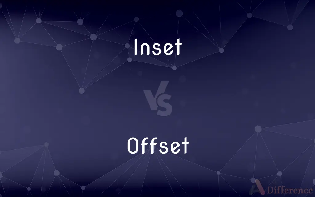 Inset vs. Offset — What's the Difference?