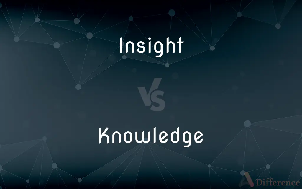 Insight vs. Knowledge — What's the Difference?