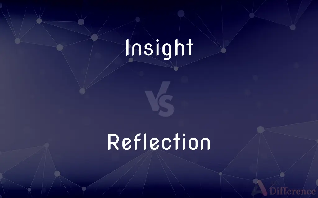 Insight vs. Reflection — What's the Difference?