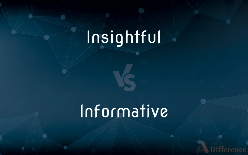 Insightful vs. Informative — What's the Difference?