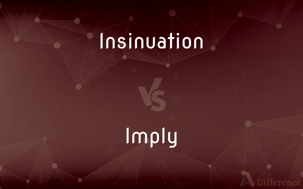 Insinuation vs. Imply — What's the Difference?