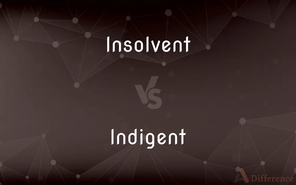 Insolvent vs. Indigent — What's the Difference?