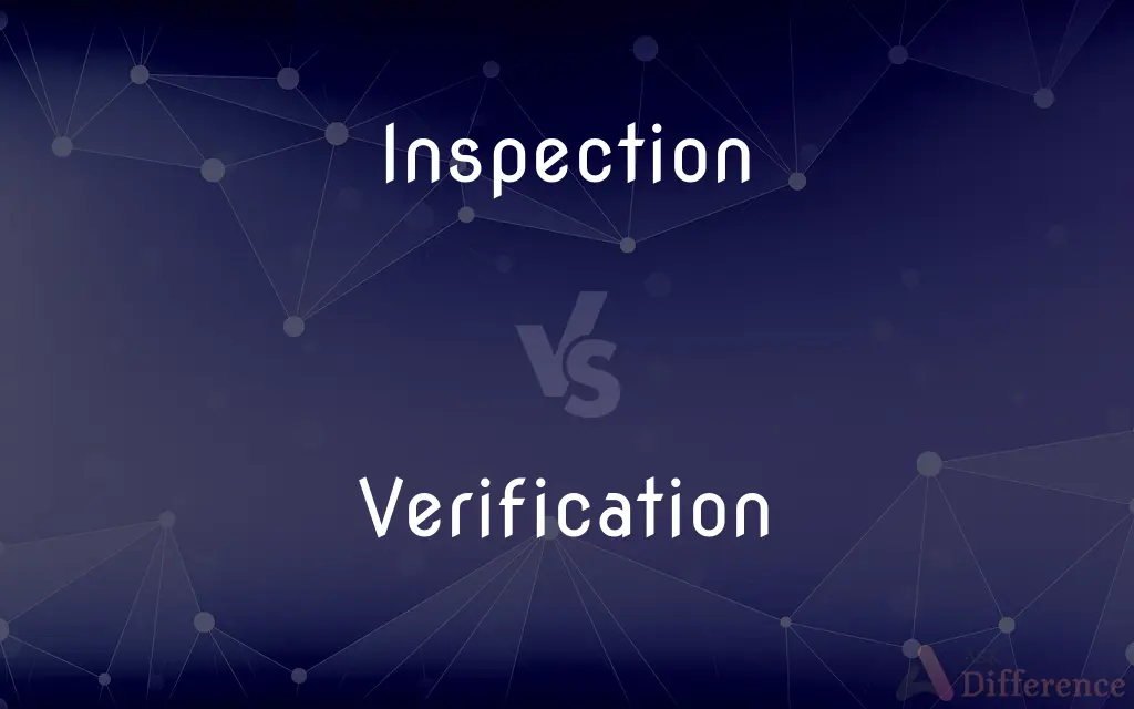 Inspection vs. Verification — What's the Difference?