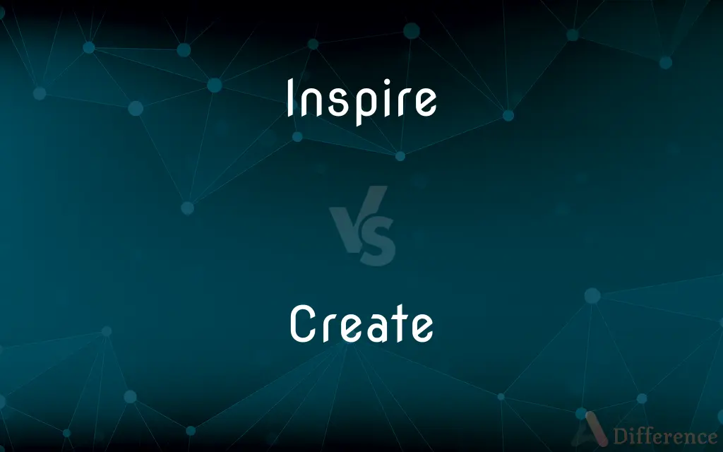 Inspire vs. Create — What's the Difference?