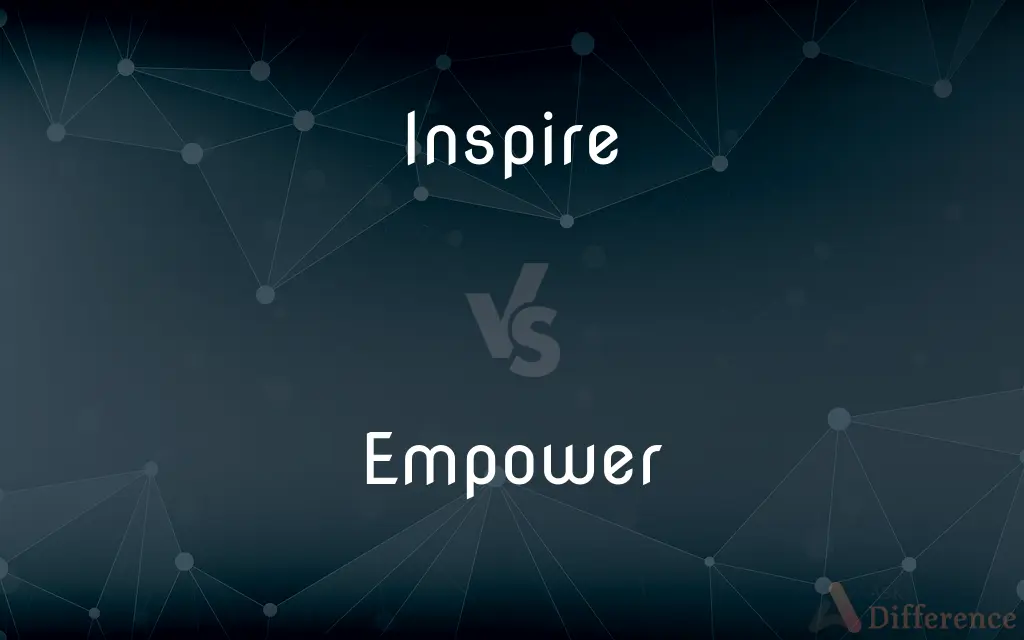 Inspire vs. Empower — What's the Difference?