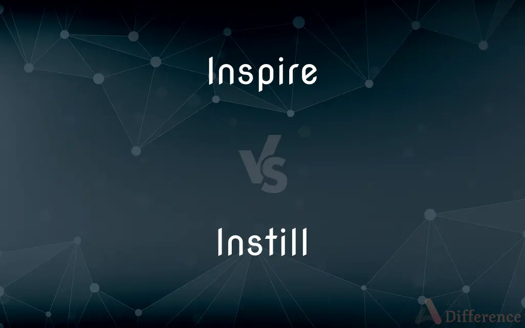 Inspire vs. Instill — What's the Difference?
