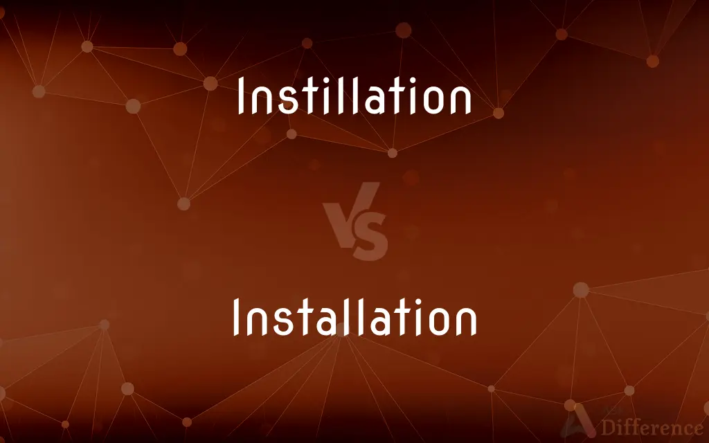 Instillation vs. Installation — What's the Difference?