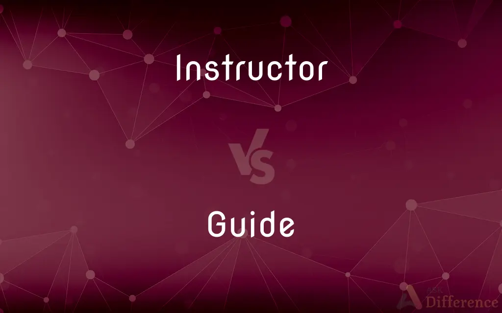 Instructor vs. Guide — What's the Difference?