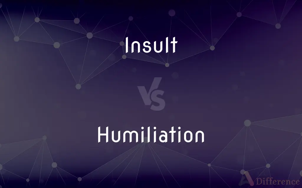 Insult vs. Humiliation — What's the Difference?