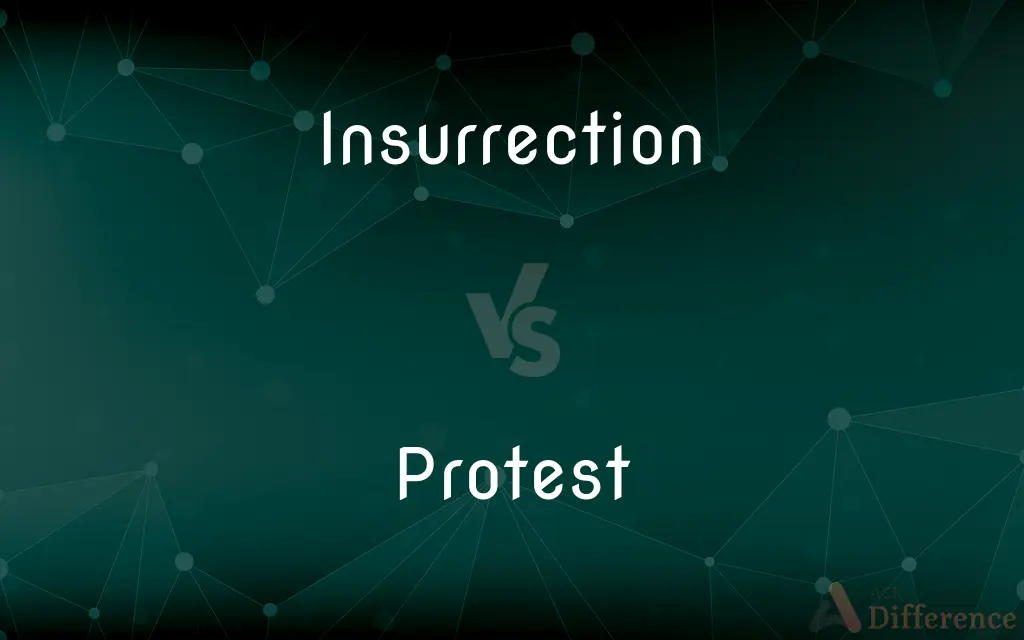 Insurrection vs. Protest — What's the Difference?