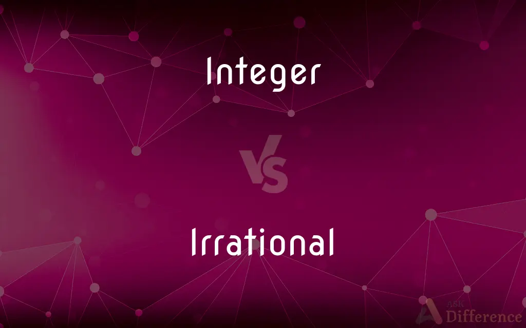 Integer vs. Irrational — What's the Difference?