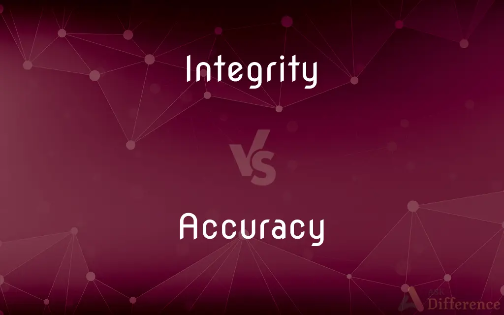 Integrity vs. Accuracy — What's the Difference?