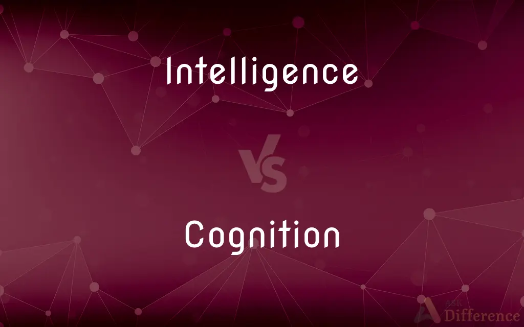 Intelligence vs. Cognition — What's the Difference?