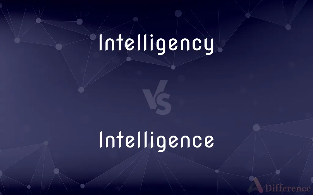 Intelligency vs. Intelligence — Which is Correct Spelling?