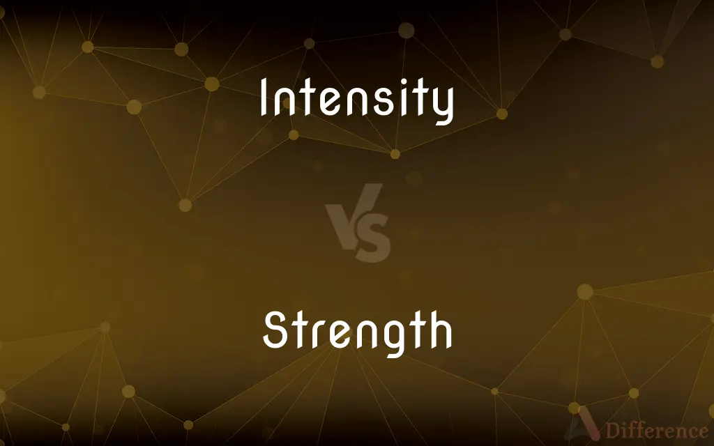 Intensity vs. Strength — What's the Difference?