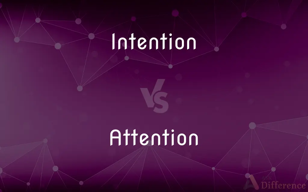 Intention vs. Attention — What's the Difference?