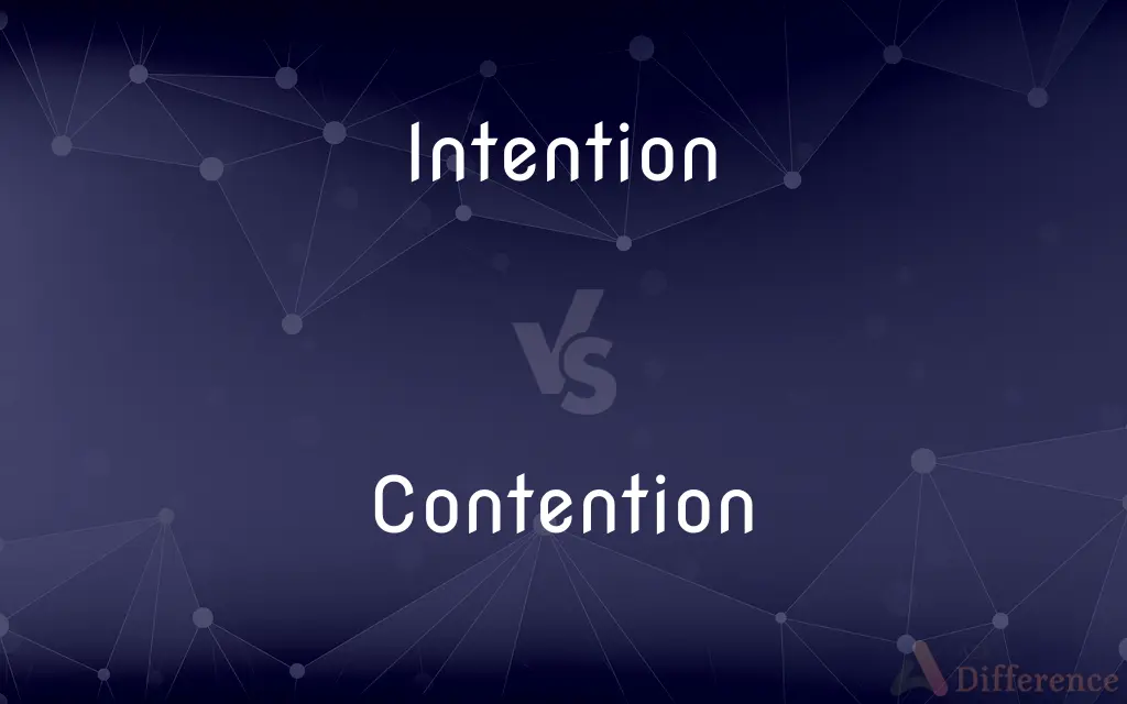Intention vs. Contention — What's the Difference?