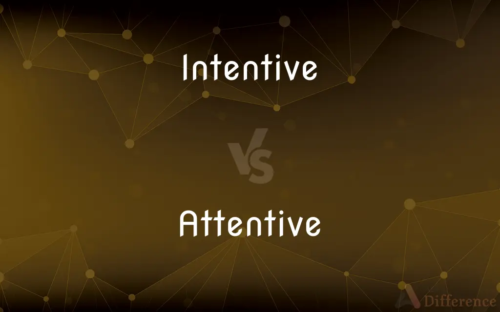 Intentive vs. Attentive — What's the Difference?
