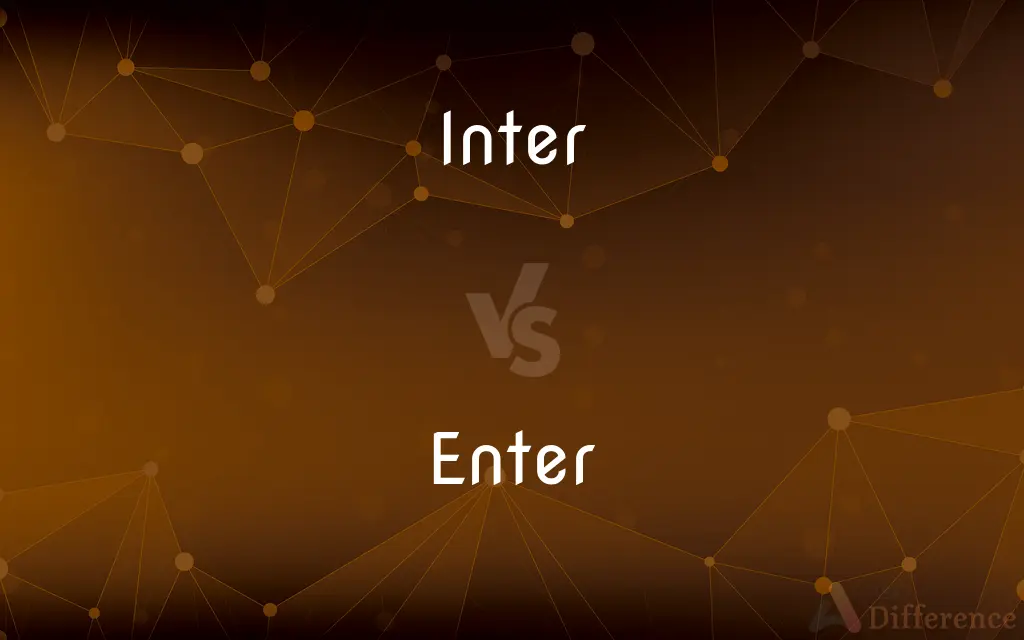 Inter vs. Enter — What's the Difference?