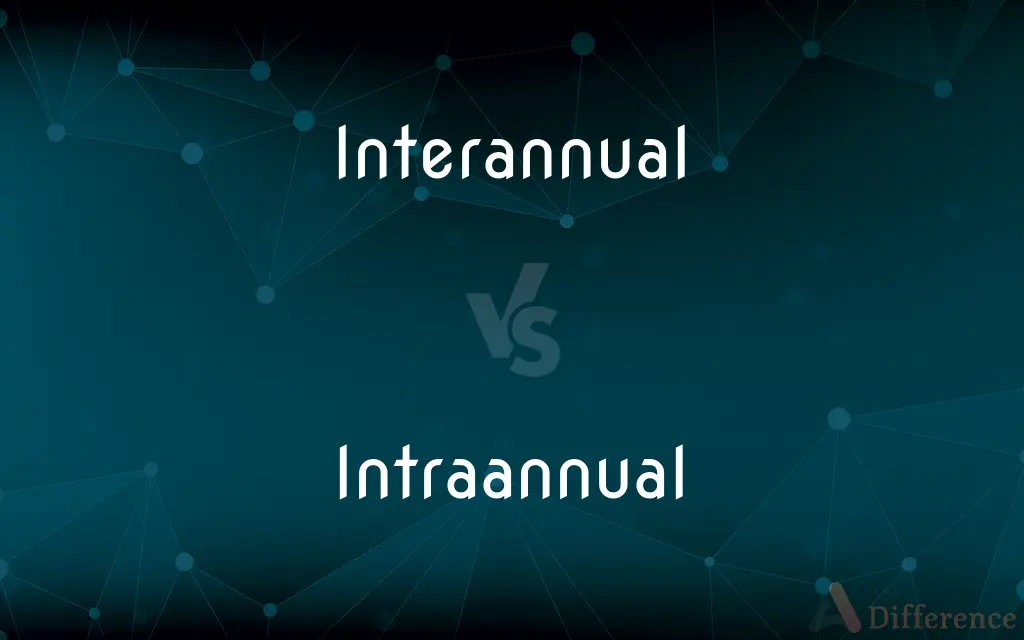 Interannual vs. Intraannual — What's the Difference?