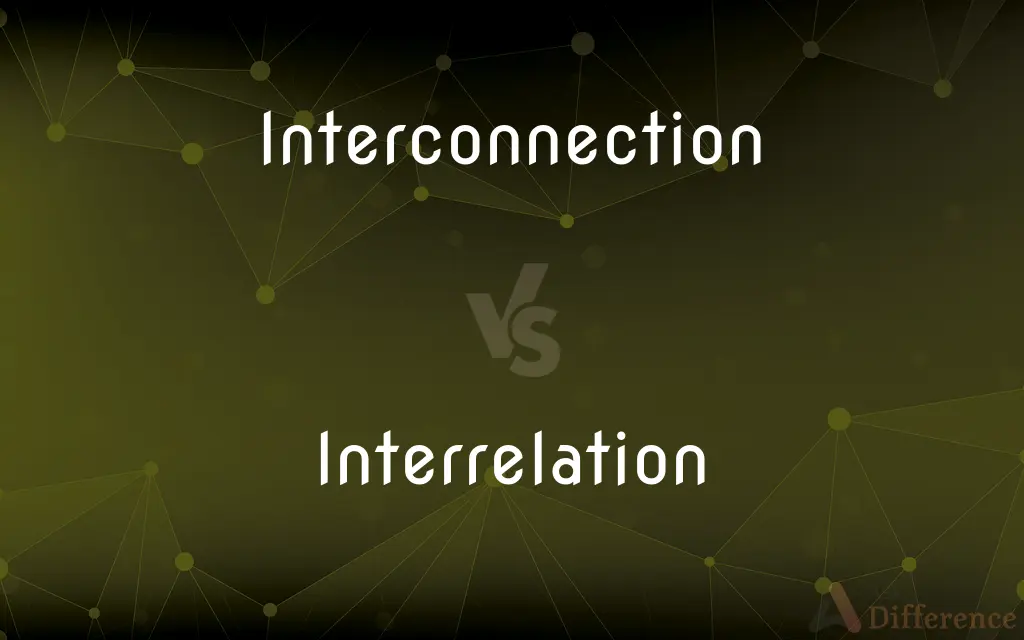 Interconnection vs. Interrelation — What's the Difference?