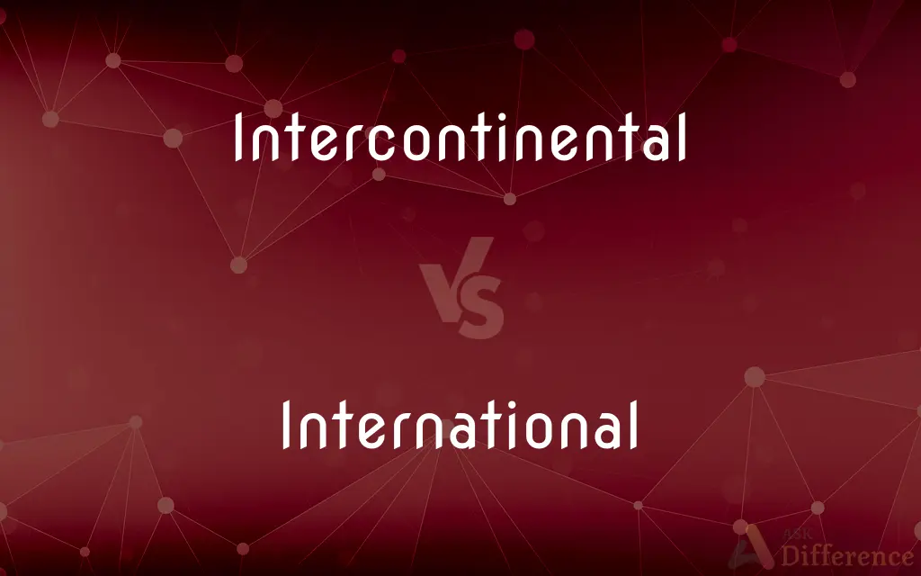 Intercontinental vs. International — What's the Difference?