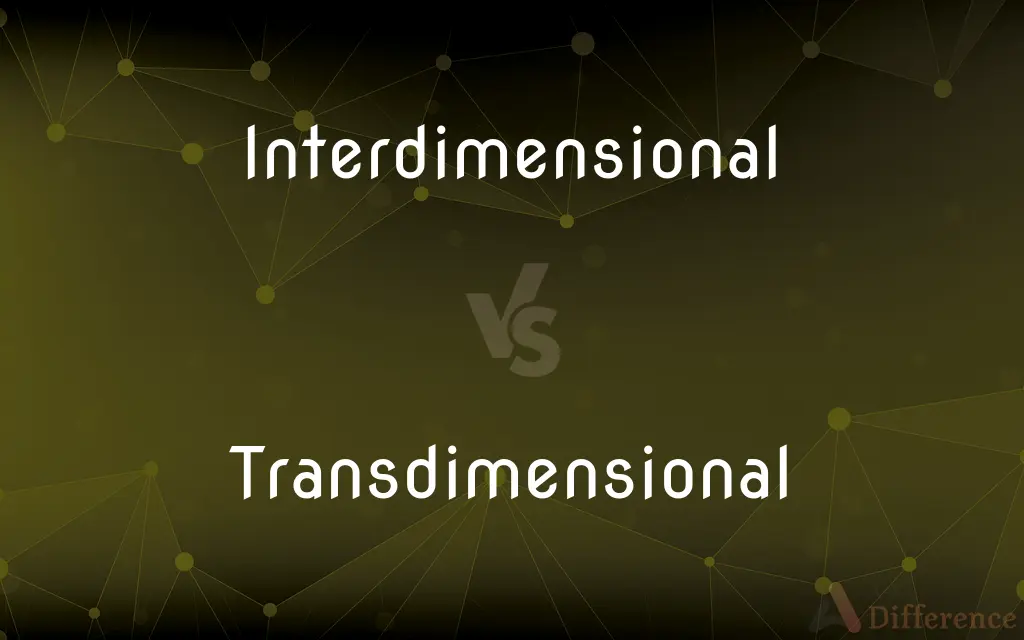 Interdimensional vs. Transdimensional — What's the Difference?