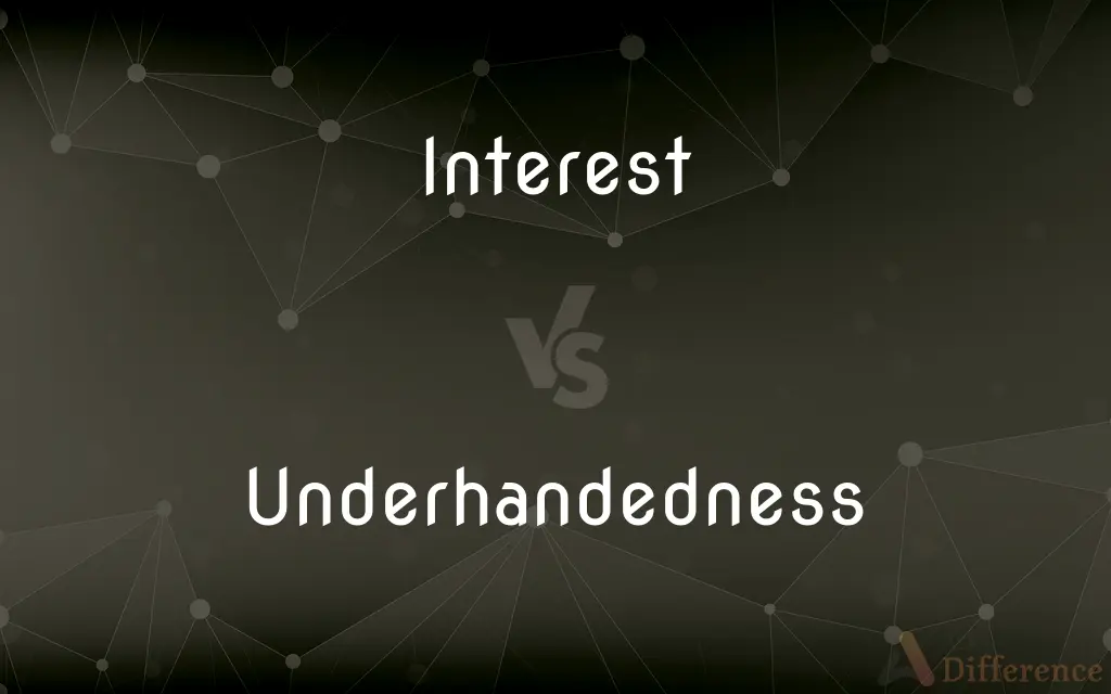 Interest vs. Underhandedness — What's the Difference?